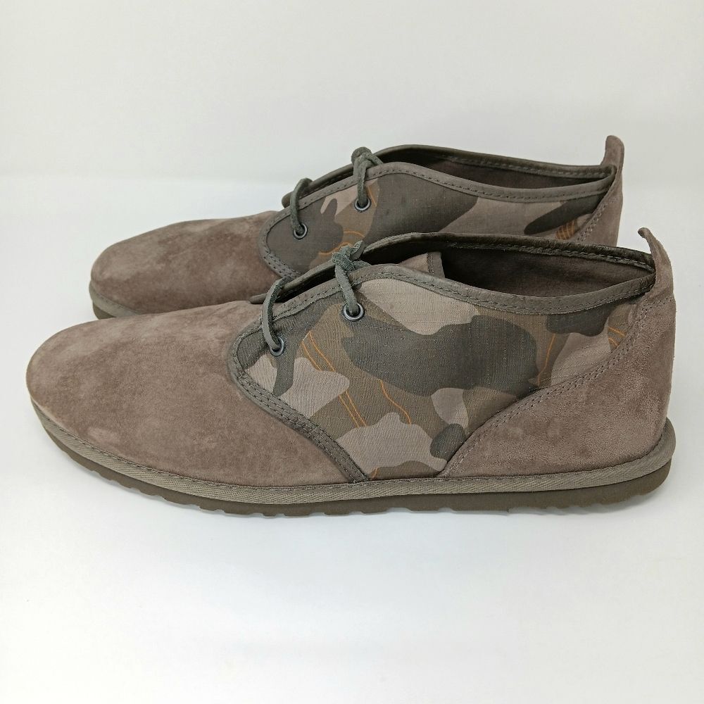 UGG Men’s Maksim Camo Brindle Suede Chukka Boots Size 11 Comfort Utility